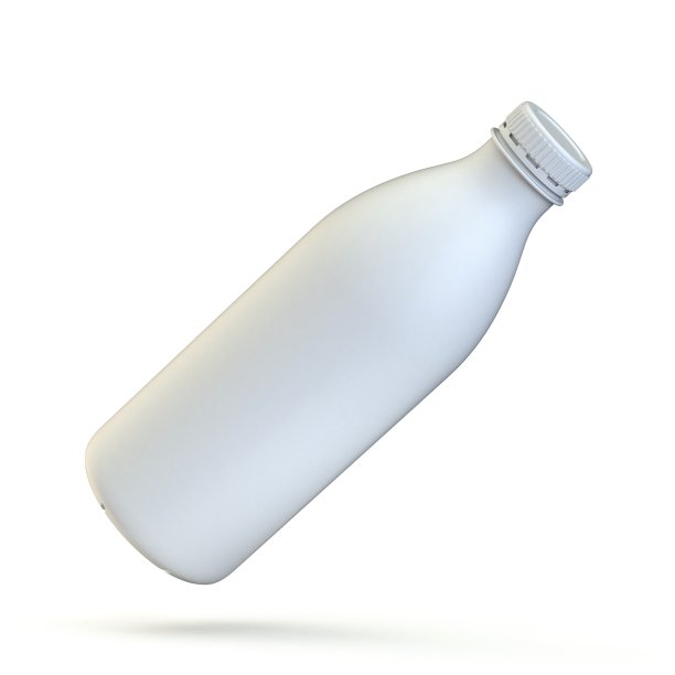 白色大塑料瓶盖3D图片下载