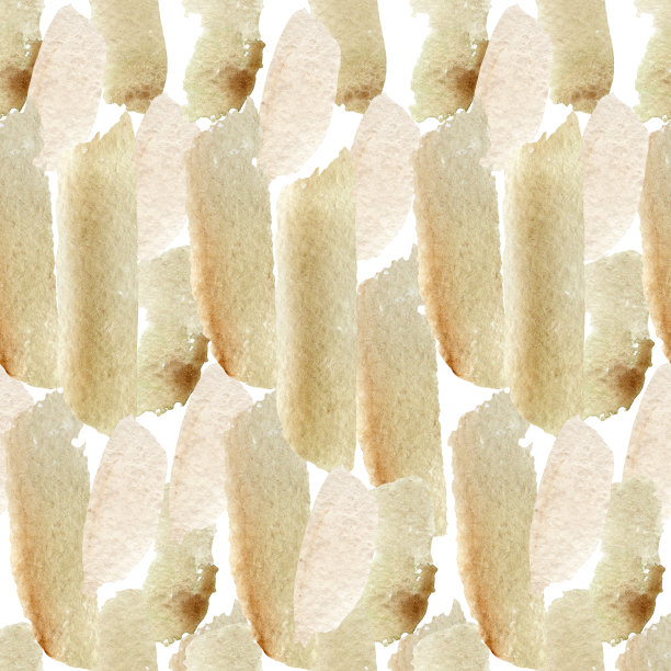 水彩抽象无缝图案笔触棕色。来自非洲草原的手绘纹理动物猫。图片下载