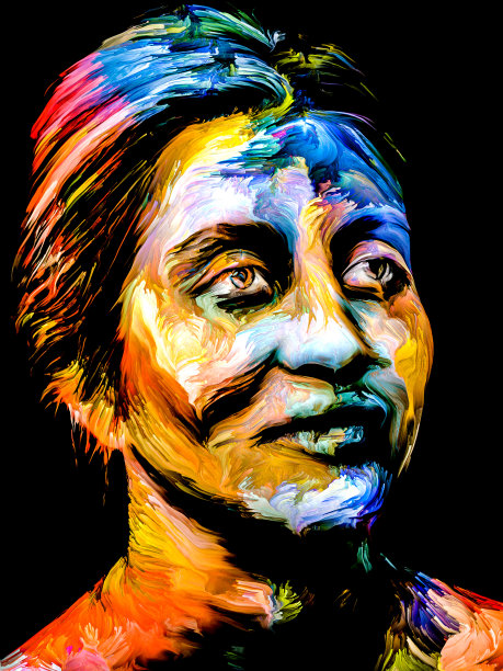 颜色的女士图片下载