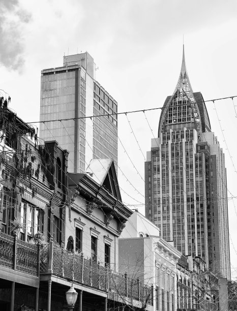 阿拉巴马州历史区莫比尔市中心图片下载