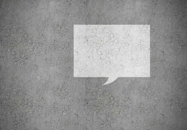 语音泡泡作为道路标记图片下载