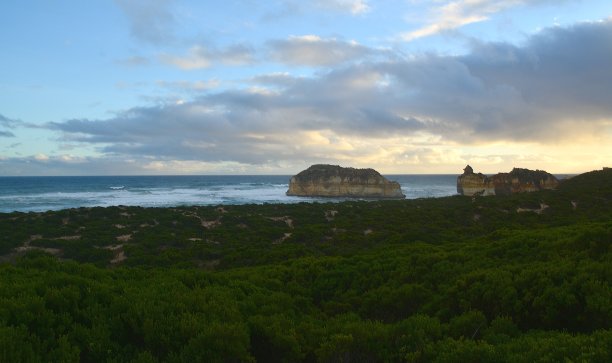 澳大利亚维多利亚州群岛湾海岸公园图片下载