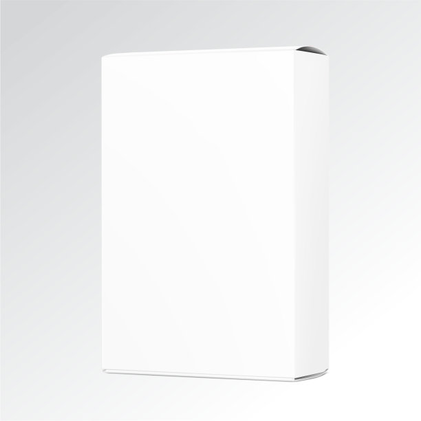 现实的纸板包装盒模型。图片下载