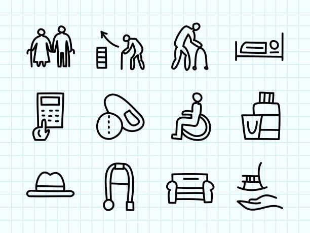 年长的涂鸦画图片下载