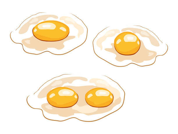 煎蛋。快餐。做午餐、晚餐或早餐。自然的产品。煮熟的煎蛋卷。图片下载