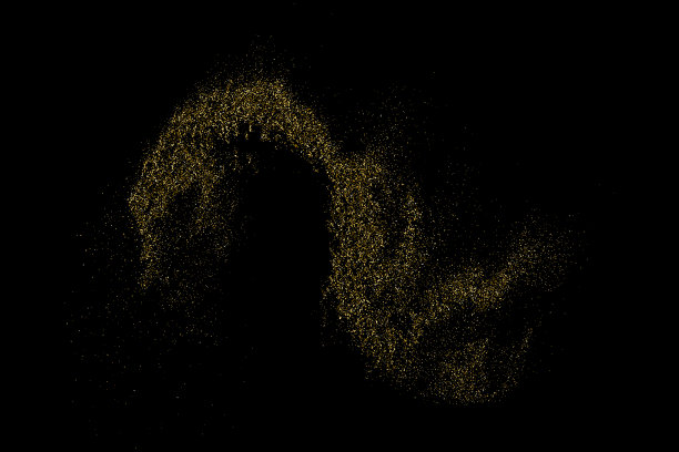 金色闪光纹理向量。图片下载