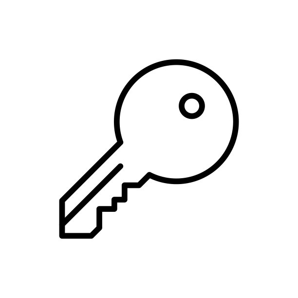 简单的按键线路图标。图片下载