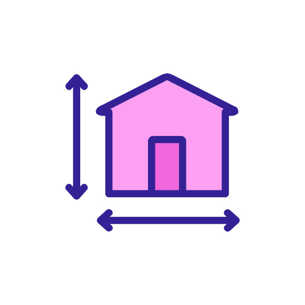 家居设计图标矢量大纲插图图片下载