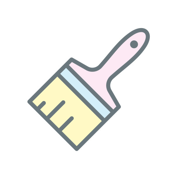 画笔图标矢量设计模板图片下载