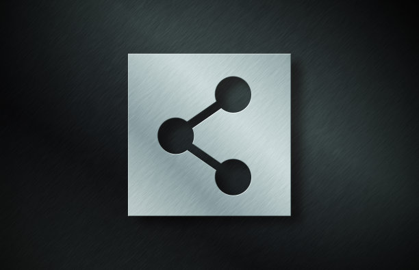 灰色金属板与股票符号在黑暗的金属背景图片下载