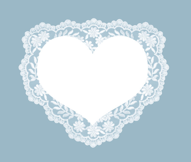 心形状的横幅。图片下载