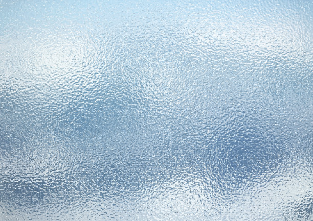 粗糙的蓝色玻璃表面特写图片下载