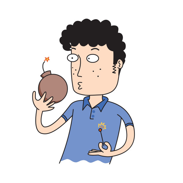 一个人手上拿着炸弹图片下载