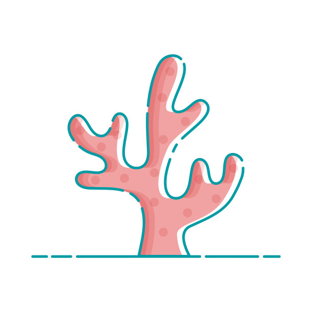 线形孤立珊瑚。图片下载