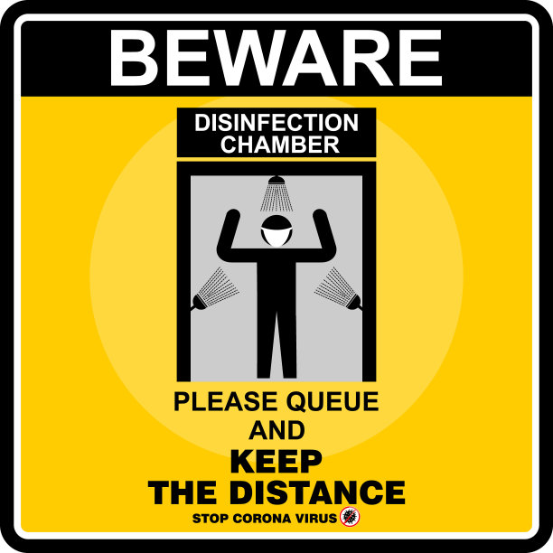 移动消毒室，海报和旗帜载体图片下载