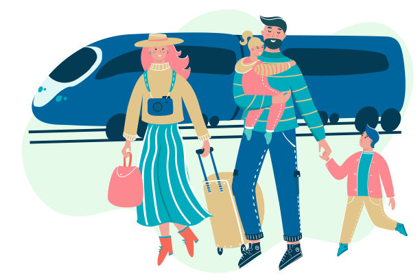 家庭旅行者图片下载