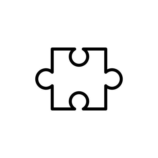 简约解决方案线条图标图片下载