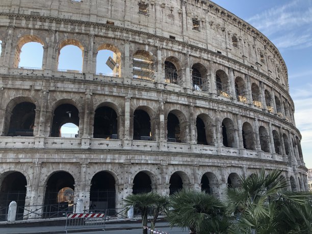 罗马，意大利——2020年1月16日:意大利罗马的斗兽场(也被称为弗拉维安圆形剧场)。图片下载