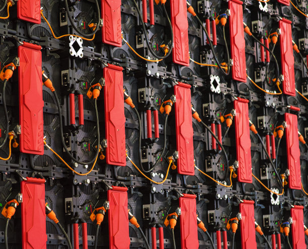 背板，大屏幕显示器背面，用于广告背景显示LED面板。图片下载