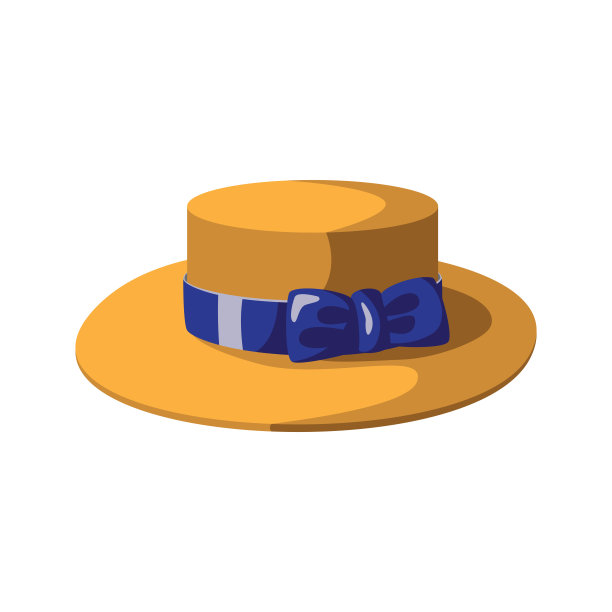 可爱的帽子表情素材图片