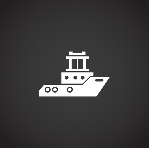 船相关图标的背景为图形和网页设计。创意插图概念符号的web或移动应用程序。图片下载