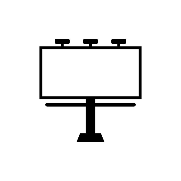 广告牌营销广告矢量图标图片下载