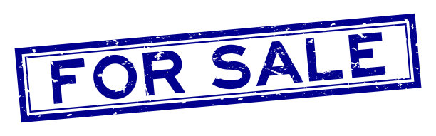 Grunge蓝色销售字橡胶印章印章在白色背景图片下载