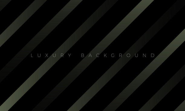 豪华高级壁纸插图。现代深色背景与时尚的金色几何线条元素。丰富的黑色抽象背景的标题，网站模板，登陆页，横幅，海报图片下载