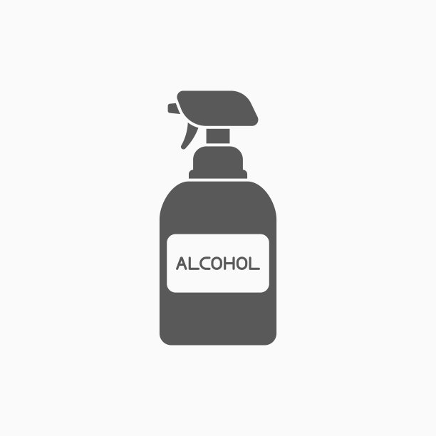 酒精喷雾矢量图标图片下载