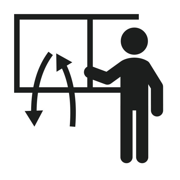 代表空气流通的简单图标图片下载