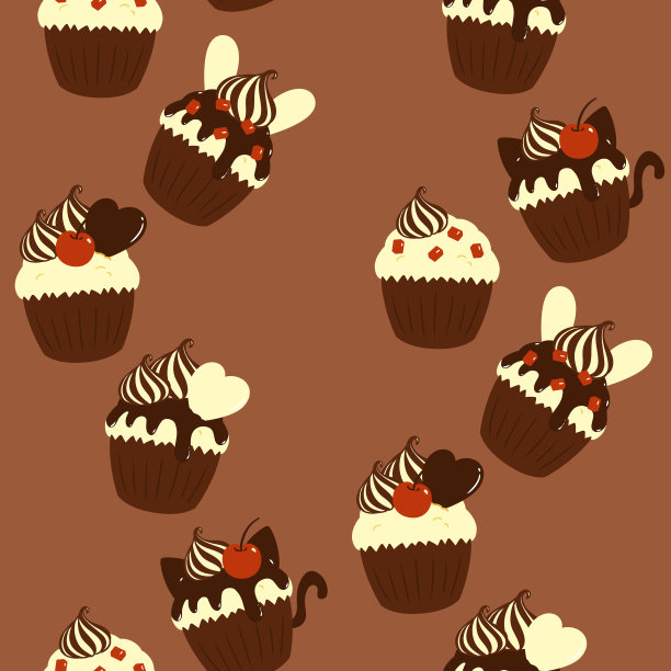 蛋糕无缝模式图片下载
