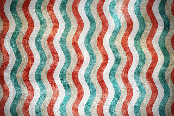 蓝绿色，红色和米色条纹背景图片下载