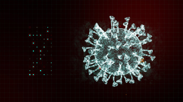 冠状病毒背景4 k图片下载