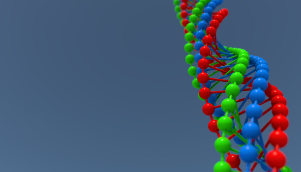 具有DNA分子的生物化学概念图片下载