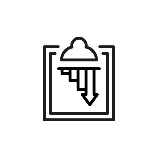 简约报告线条图标图片下载
