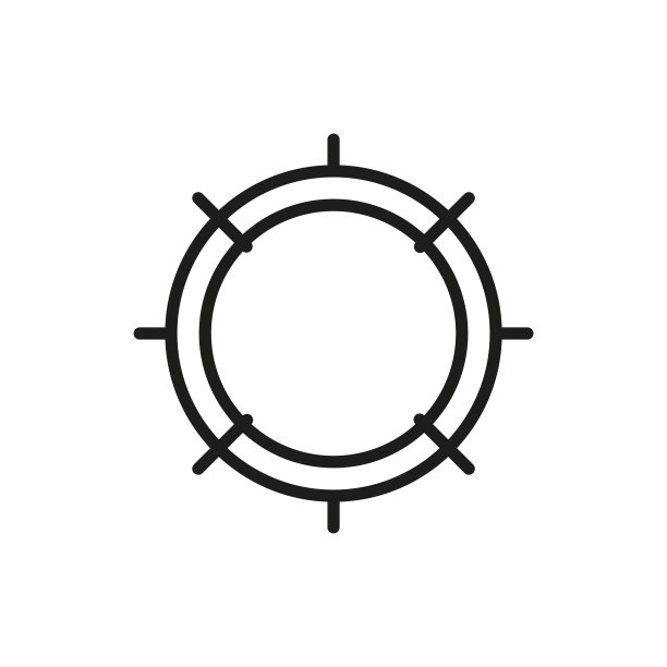 简约目标线图标图片下载