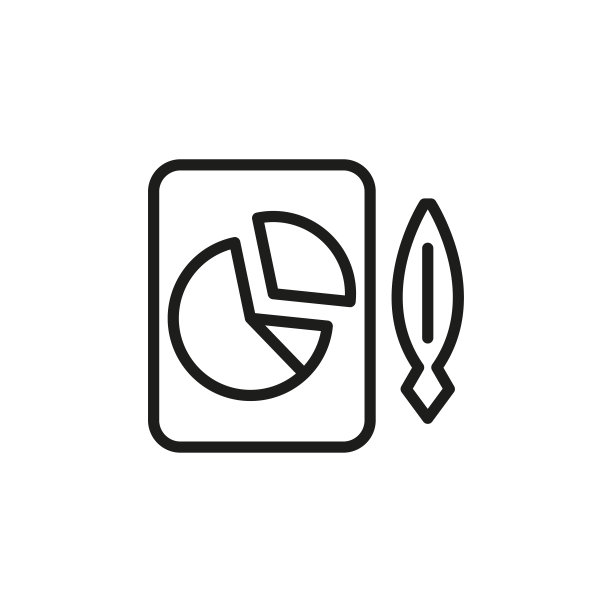 简约报告线条图标图片下载