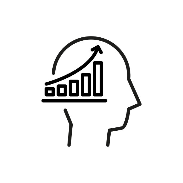 简约分析线条图标图片下载