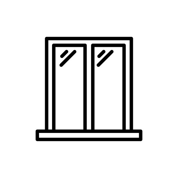 简单的窗口行图标。图片下载