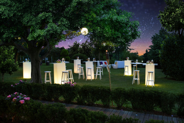 户外婚礼花园婚礼场景图片下载