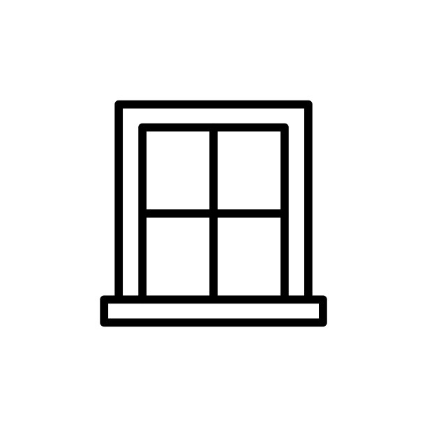 简单的窗口行图标。图片下载