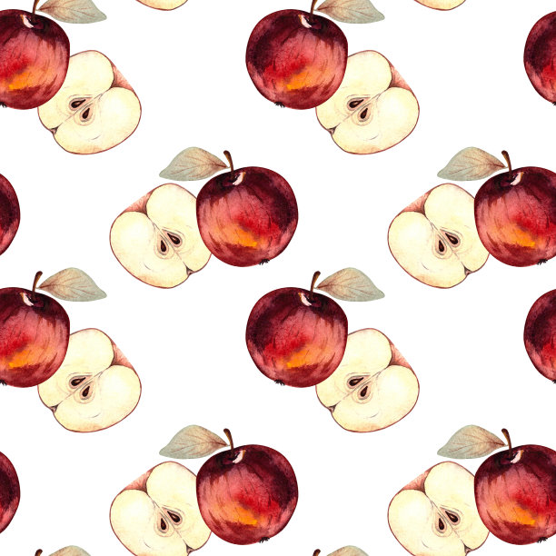 蔬菜水果，水彩画集图片下载