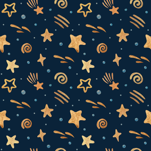 水彩无缝儿童图案图片下载