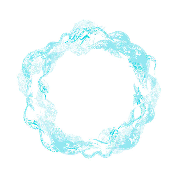 手绘波浪图图片下载