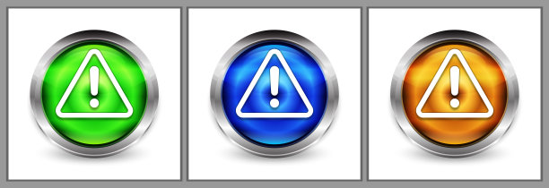 警报图标现代眼球圆形按钮设置说明图片下载