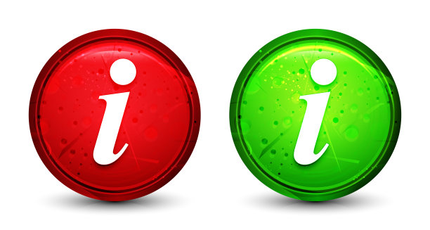 信息图标数字几何设计圆形按钮设置插图图片下载