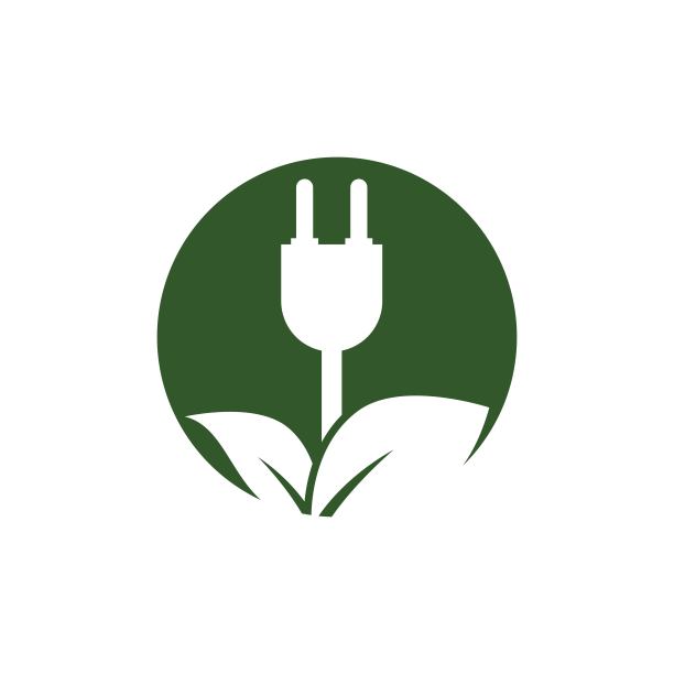 生态能源矢量图标图片下载