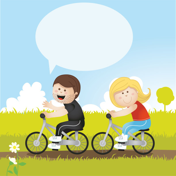 几个骑自行车图片下载