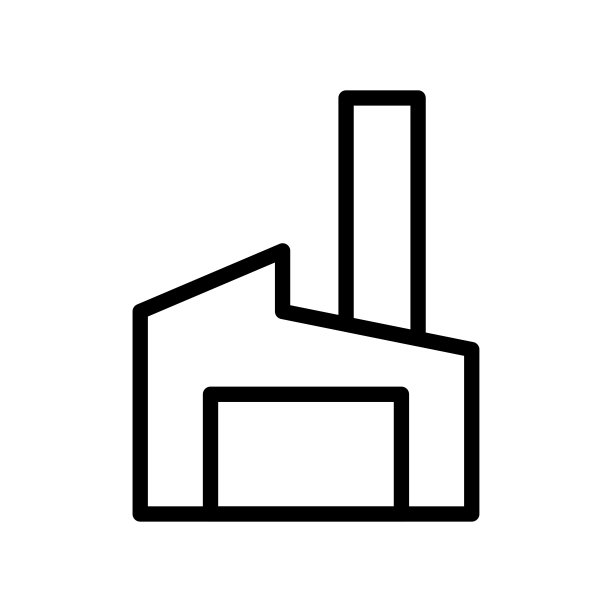 工厂图标矢量设计模板图片下载