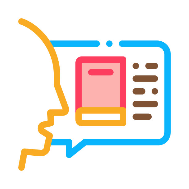 关于书图标矢量大纲插图的人的意见图片下载